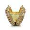 new arrival hard shell gold rhinestone woman evening handbag crystal evening ladies clutch (88168A-G)