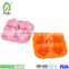 4-cup heart shape with angel & bear shape silicone muffin pan
