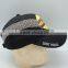 New fashion black unisex 6 panel untructured embroidered custom baseball cap wholesale