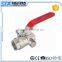 ART.1065 China Valve C/C Sweat*Sweat Forged 600 WOG Solder End Full Port In-Line Brass Ball Valve, Two-Piece, Long Lever Handle