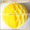 2015 hot products interior hanging decoration wave tissue paper honeycomb ball