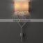 mass production hot sale america style S shape metal wall lamp for indoor