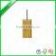 For sale square toilet brush holder from bamboo with stianless steel handle