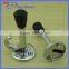 Zinc alloy material door stop with hook and rubber cap