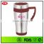 bpa free 16 oz double wall stainless steel mug with handle