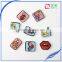 2016 fashion bulk custom acrylic korean plastic brooch pins