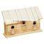 Garden decoration high quality crafts unfinished wooden bird house