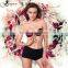 JY027 Hot selling Embroidery padded bra lace underwear