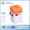 Universal 2 USB 2500MA Promotional World Travel Adapter for Mobile Phone