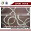 Manufacturer China Textile coffee & white Striped pattern flocked Chenille Sofa Fabric
