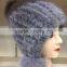 korea popular cheaper fur mult color kintted mink fur hat with pom pom