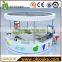 Fashionable rounded bubble tea kiosk, nice mall food kiosk for sale