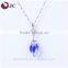 2016 women glass vial silver fashion essential oil diffusers perfume necklace