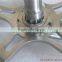 Custom XACD Titanium Crank set bike parts ISIS crank & chainwheel with handing brush finished bicycle crank