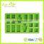 Novelty Robots Blocks mixed Silicone Chocolate Mold Silicone Ice Cube Tray, Ice Cube Maker,