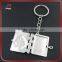 Engraved Silver Picture Frame Keychain