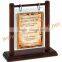 wood chalkboard/wooden menu holder with chalkboard for european