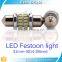 31mm Festoon lighting car led light 28 smd led light 3014 led festoon led bulb