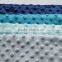 2016 Newest Design 100% Polyester Wholesale Minky Dot Baby Fabric