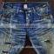 Custom High quality vintage wash distressed Japanese selvedge jeans denim selvedge denim jeans (LOTV017)