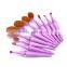 Upgrades BB cream oval multi-purpose brush 10pcs foundation makeup brushes