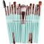 mermaid makeup brush set cosmetic Brushes Tools Beauty Brushes 15pcs