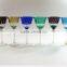 colorful champagne flutes winer glass cocktail glass WCA certificate