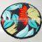 Australia Popular 100% Cotton Printed Round Beach Towel with Tassels
