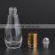 12ml empty bowling shaped stainless steel roller clear glass roll on deodorant bottle for perfume packaging