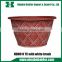 wholesale garden decoration plastic plants flower pot with brushing paint