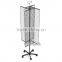 2016 new design upright customized 4-side rotating display stand