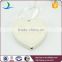 heart shape ceramic decoration with love relief