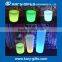 Cooler ice container Champagne Plastic LED illuminated Ice Bucket