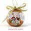 Clear glass material christmas decoration ball