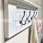 Rustic Wooden White Coat Rack Wooden Shelf
