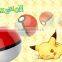 Factory wholesale 12000mah pokemon pokeball power bank with porjector pokemon ball power bank with LED light