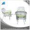 4PCSWhite and green cushions Sofa and Chair Set
