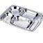 2016 Stainless Steel Serving Tray Dining Room Plate