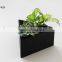 Black Geometric Triangular Decor Concrete Planter Pot
