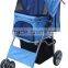 Foldable pet stroller. Pet Travel Stroller Pushchair Pram Jogger Buggy Swivel Wheels. H0116