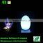 rechargeable led color changing led egg night light table light