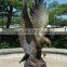 Antique Spiral Bronze Eagle Sculpture