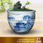 New year gift excellent quality handpainted blue and white large flower pot made in Jingdezhen