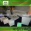 Plastic battery operated led chair illuminated glowing square