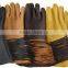 yellow gauntlet gloves
