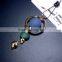 Large Ball Hoop Pendant Necklace Geometric Pendant Long Necklace Korea New Design Sweater Necklace
