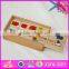 2016 New and popular children wooden cartoon animal domino toy WJ277610