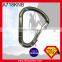 Rock Mountaineer Climbing 22KN HMS Type Carabiner Made Of Aluminum