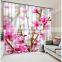 3D Digital Printed Shower Curtain With Matching Window Curtain