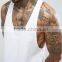 High Quality New Design Summer Cooling Custom White Color Gym Wear Comfortable Cotton Spandex Casual Men's Sport Vest